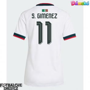 Mexiko Santiago Gimenez #11 Dámské Venkovní Dres MS 2026 Krátký Rukáv